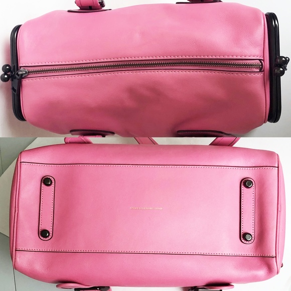 Coach x Keith Haring Mailbox Bag PINK Limited Edition Kisslock Shoulder Bag HTF - Picture 8 of 14